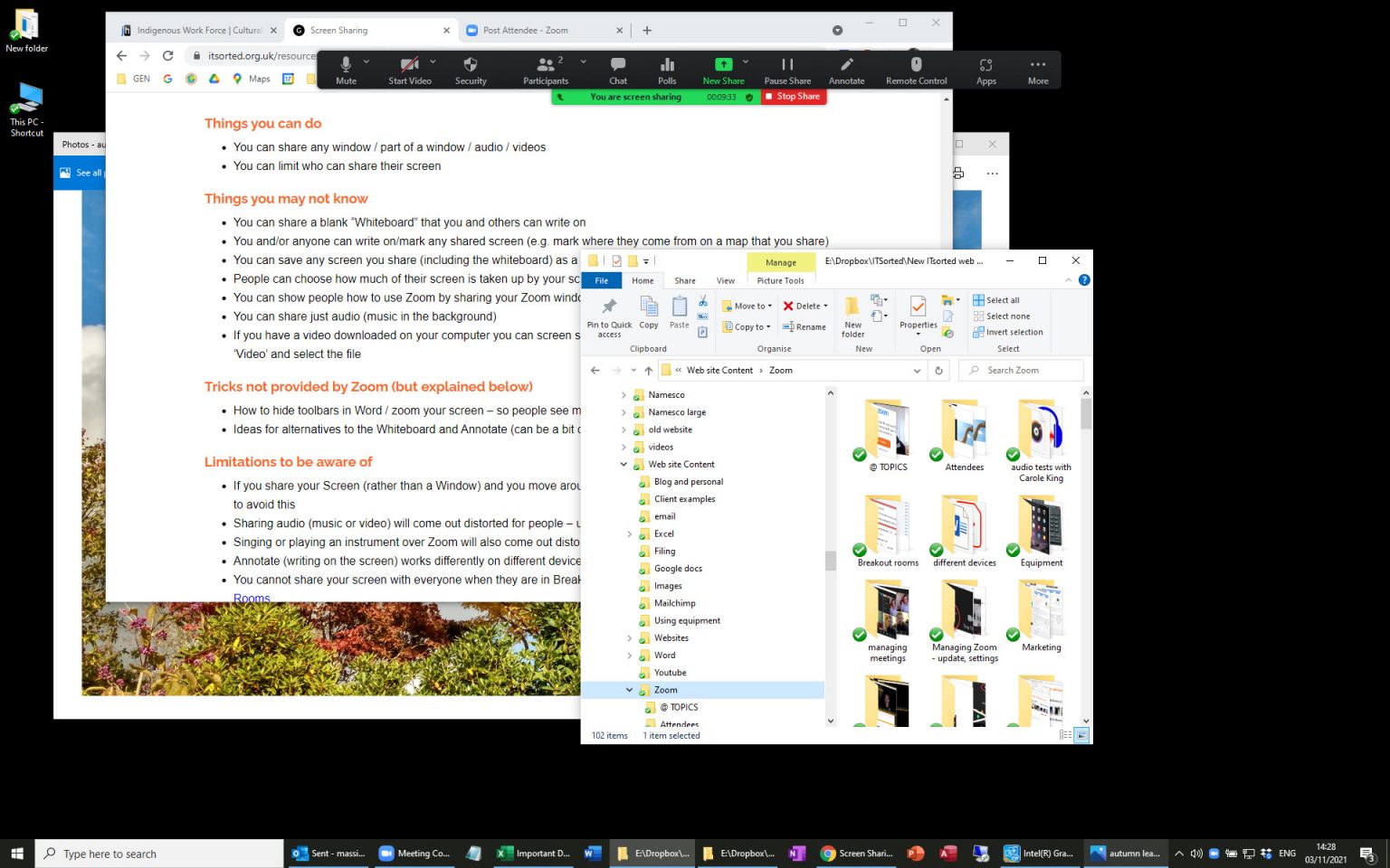 Screen Sharing