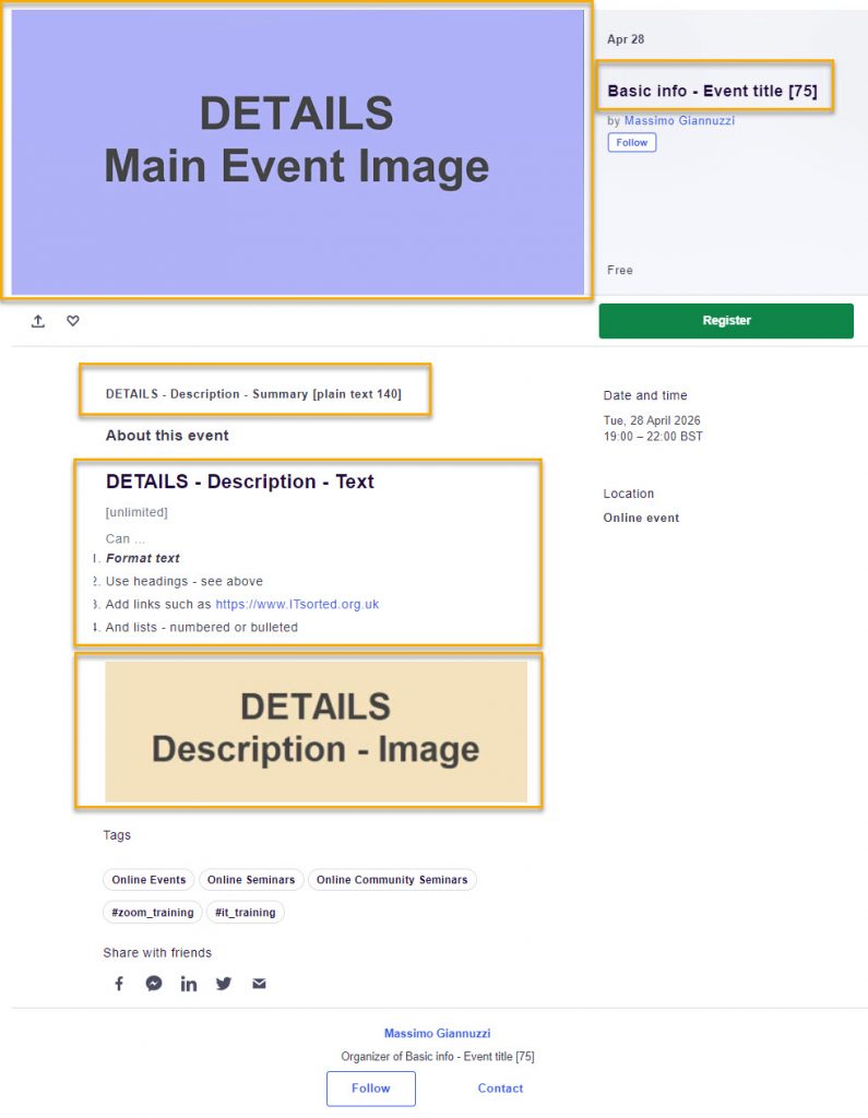 Eventbrite - before registration - View Event